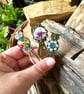 Vintage bead and ceramic bookmark handmade  - Image 2