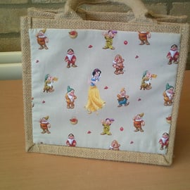 Snow White & The Seven Dwarfs Small Jute Bag