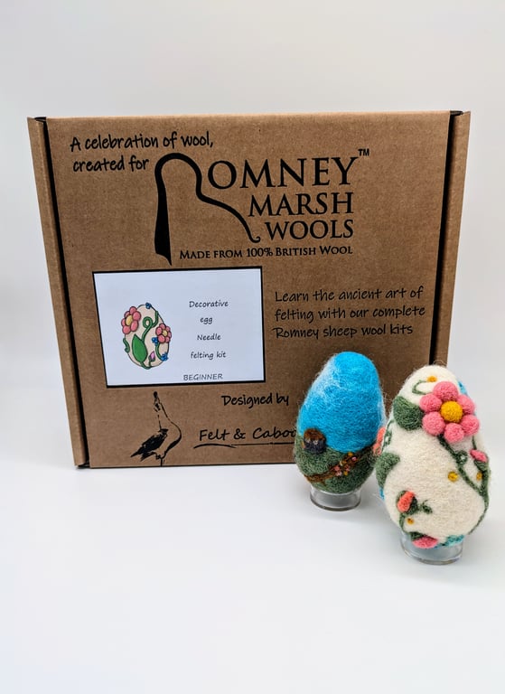 Decorative Egg needle felting Kit