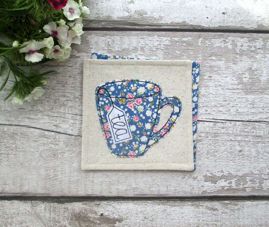 Tea mug coaster, gifts for tea lovers