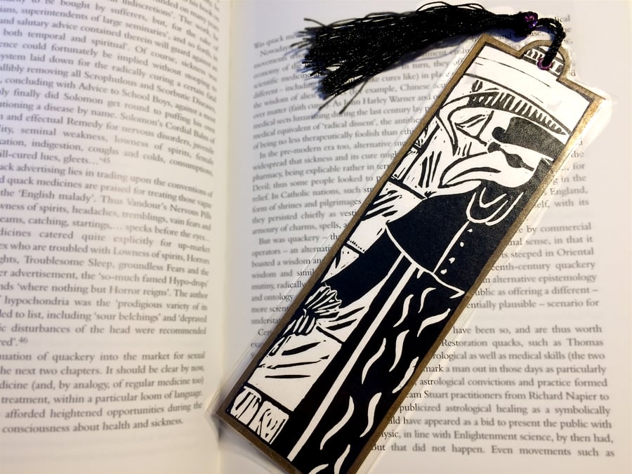 Dr Theobald the Scourger - Bookmark - Plague Doctor