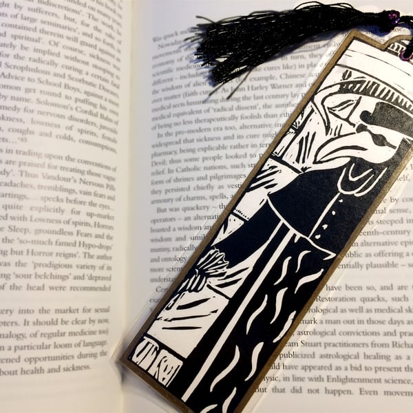 Dr Theobald the Scourger - Bookmark - Plague Doctor