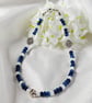 Sapphire & Shell Anklet