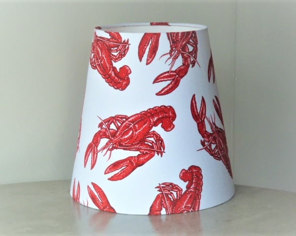 Lobster Tapered Lampshade 30cm x 30cm