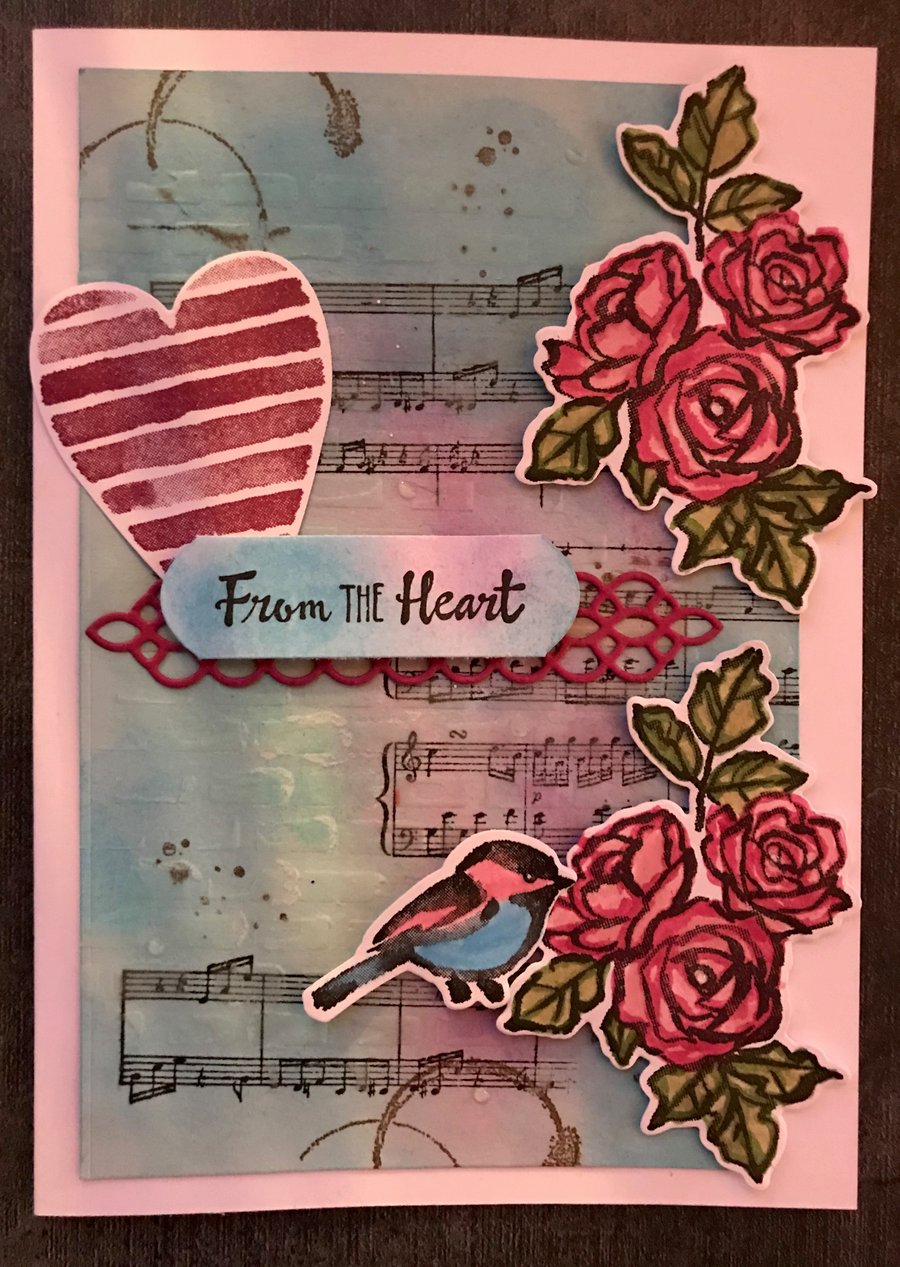 With Sympathy "From the Heart" Card