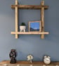 Rustic Square Shelf Hashtag Shelf Reclaimed Wood THE HASHTAG - Image 5