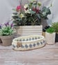 Glasses or trinket basket, hand crocheted  - Image 1
