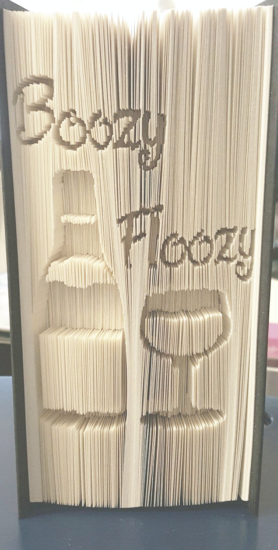Boozy Floozy CUT & FOLD Book Folding Pattern - EMAILED PDF PATTERN