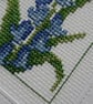Cross Stitch Card with Bluebells - Image 2