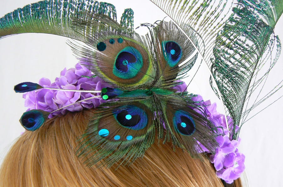 Butterfly on Buddleia  Hairband