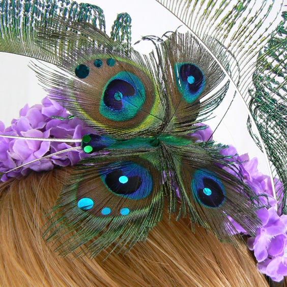 Butterfly on Buddleia  Hairband