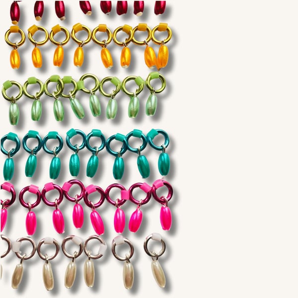 Sock and lace snag free Stitch markers - Sock Pips