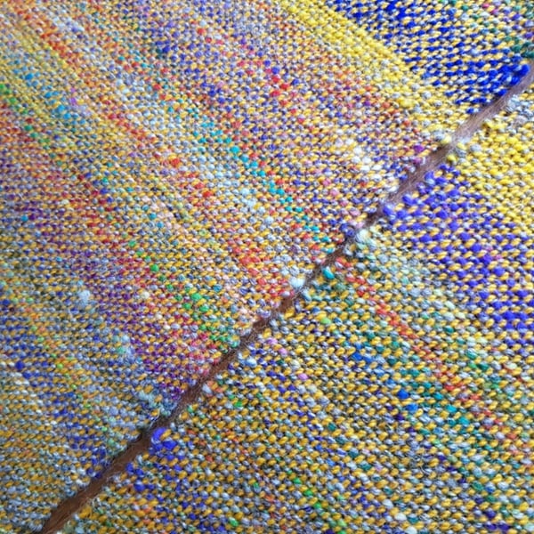 Hand Woven Placemats - Yellow - Set of 2