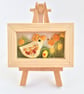 Mini shadow box “Faith” the yellow chick. - Image 1