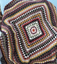 Reduced Sale  Crochet Square Blanket Autumn Colours - Image 2