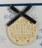 Handmade Christmas card - Santa's reindeer - Image 3
