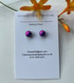 Dichroic Glass Earrings - Image 1