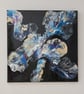 Floral Flow one , fluid acrylic canvas  - Image 5