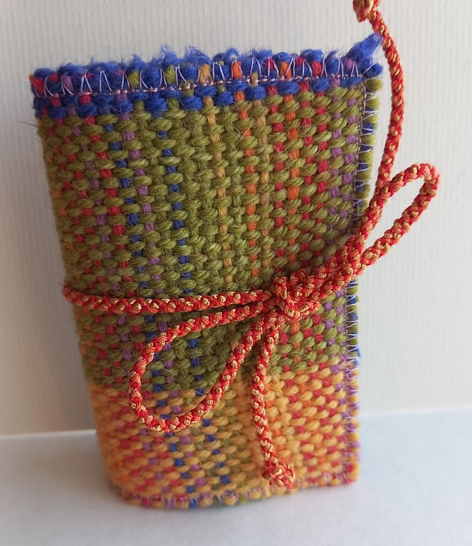 Handwoven Needle Case – Handmade Needle Book for Sewing Needles & Pins 