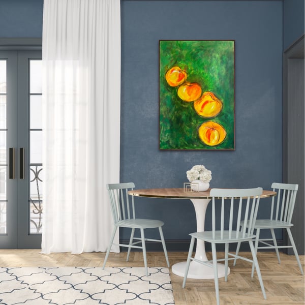 Original acrylic panting "Spring's Harvest"