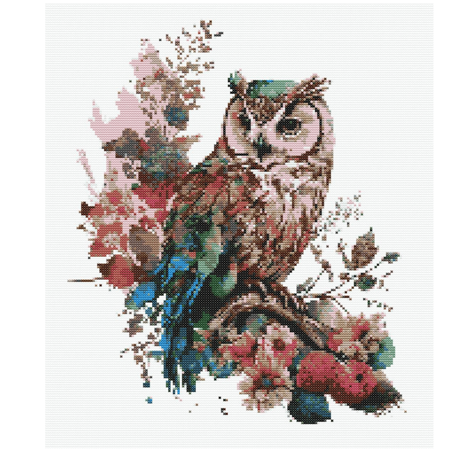 STUNNING OWL - Cross Stitch Pattern - Cross Stitch Chart