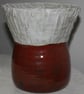CUSTOMER ORDER DO NOT BUY Red & White hand made ceramic pot - Image 2
