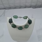 Large aventurine nugget bracelet