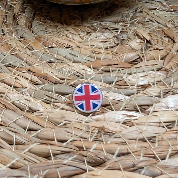 Union Jack Flag Map Pin – Great Britain Travel Map Push Pin for Wooden Maps, UK
