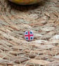 Union Jack Flag Map Pin – Great Britain Travel Map Push Pin for Wooden Maps, UK