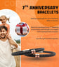 Copper 7th Wedding Anniversary Tally Bracelet - Gift Boxed - Free Delivery - Image 6