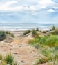 Beach Anglesey Blank Greeting Card A5 - Image 1