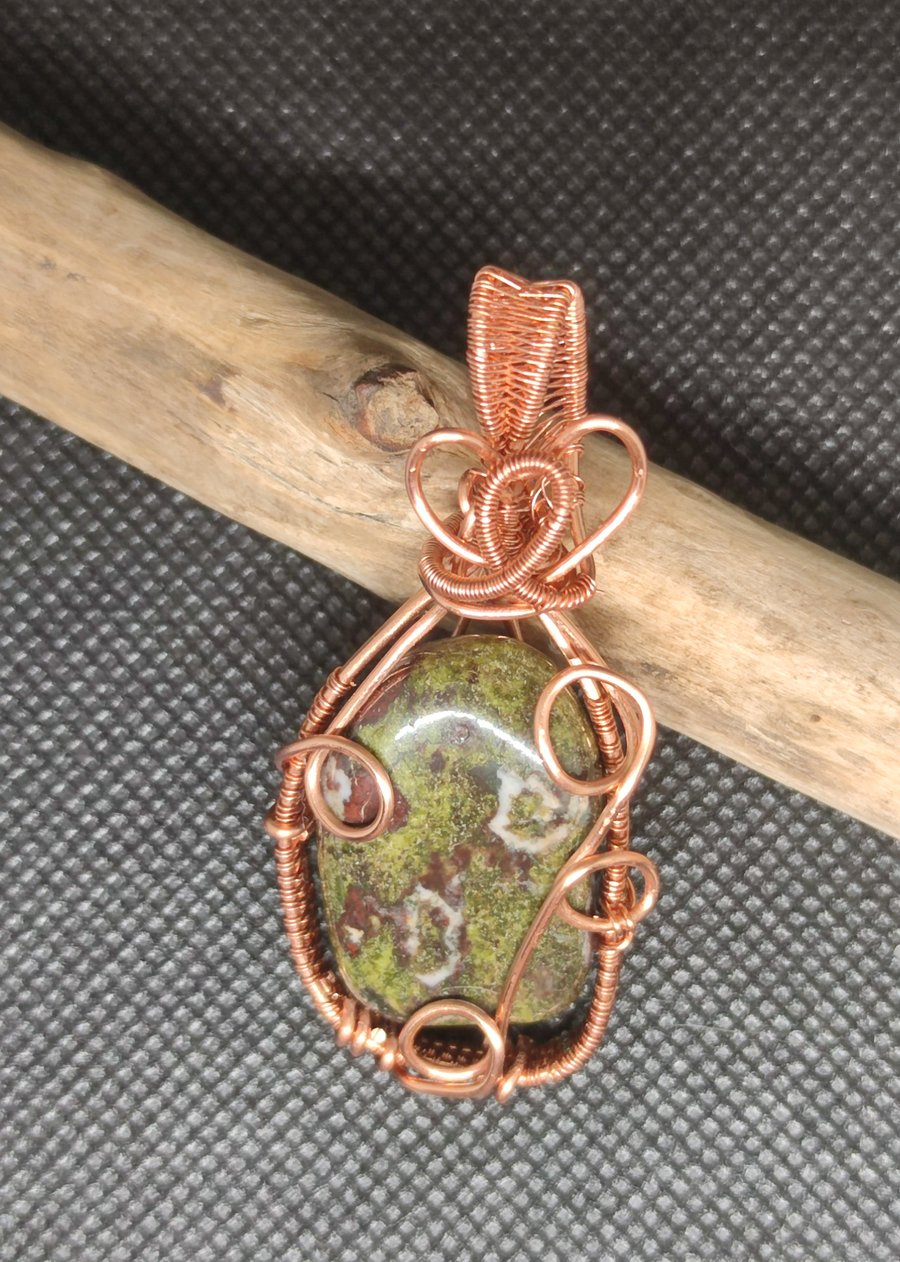 Dragon Blood Stone pendant 