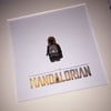 THE MANDALORIAN - Framed Lego minifigure - Star Wars - fab art work