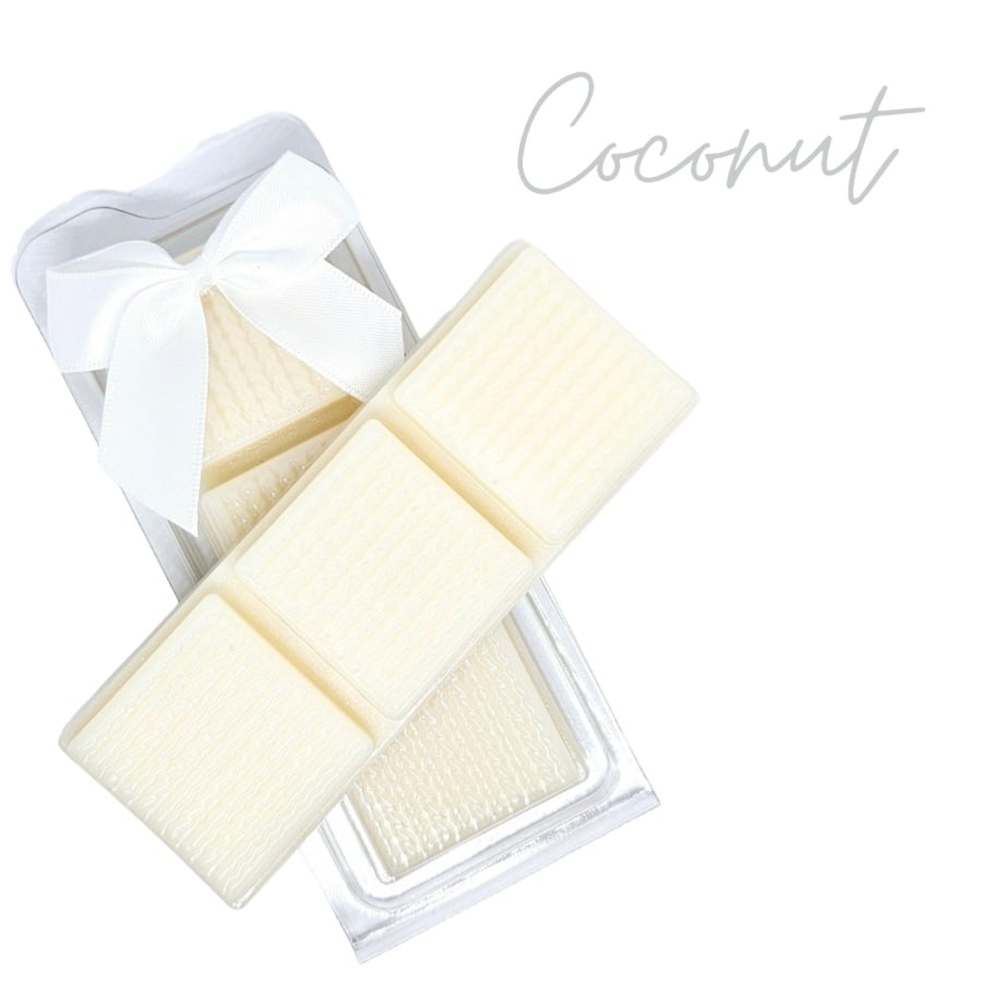 Coconut  Wax Melts UK  50G  Luxury  Natural  Highly Scented