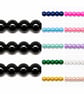 Imitation Pearl Glass Beads: 100pcs 8mm Round Faux Pearls- DIY Jewellery Making