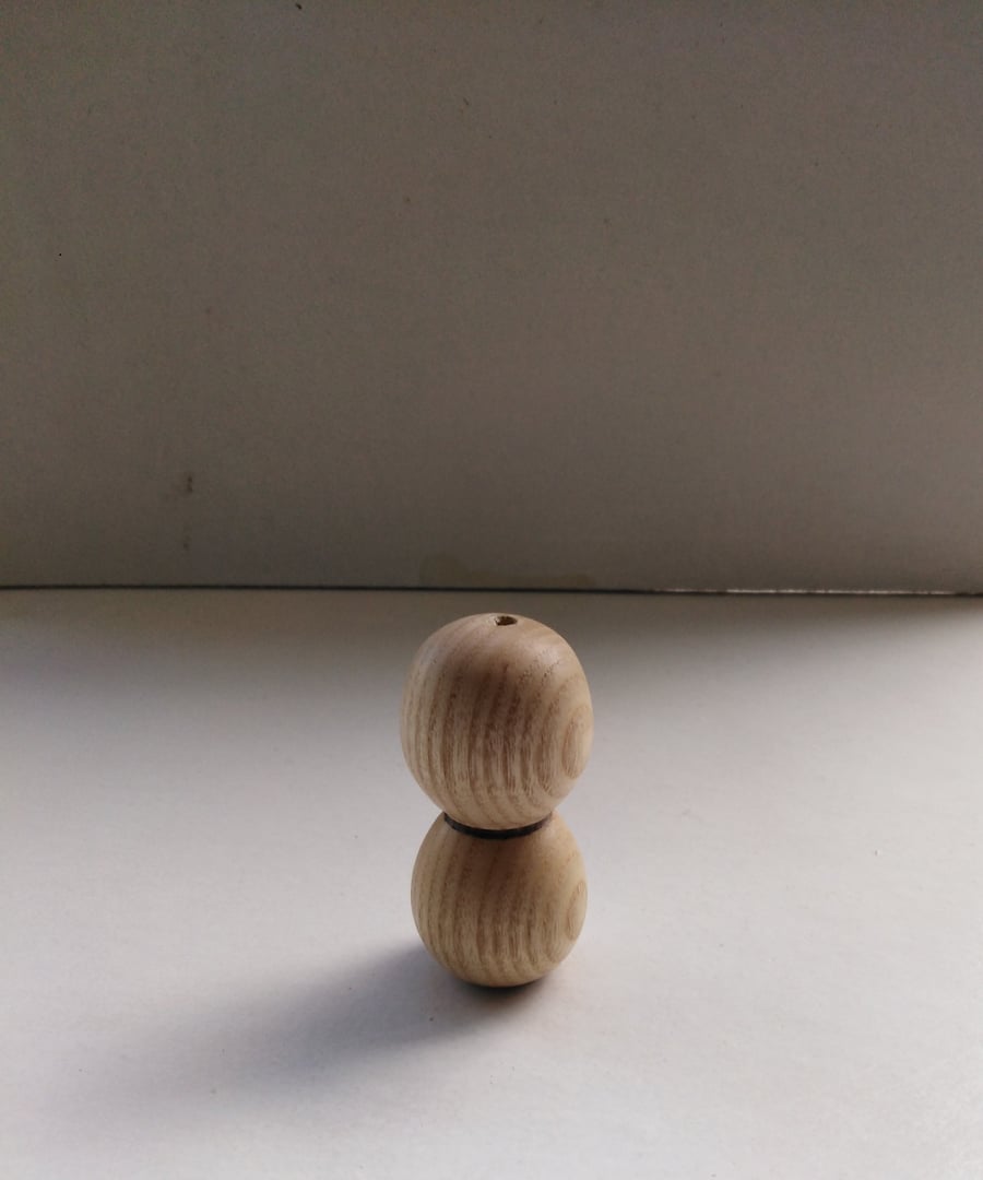 Ash Wood Two Beads Light Pull 1109
