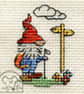 Mouseloft Stitchlets 'Just Gnomes! - Hiking Along' Cross Stitch Kit