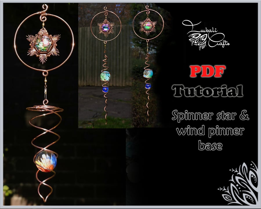 PDF Tutorial Double sided star & wind spi... Folksy