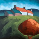 Wilfs Cottage - Original acrylic painting 