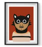 Hannibal Wall Art Print, Movie Print, Halloween Art, Cat Art - Image 2
