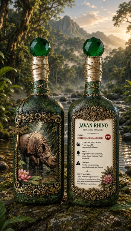 Javan Rhino Conservation Bottle