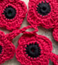 Poppy bag charm and trolley token - Image 3