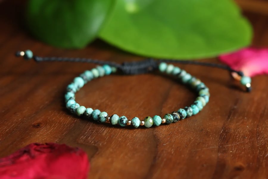 Bracelet with Peruvian Turquoise 