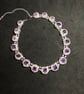 Bubbles Crackled Quartz and Amethyst handmade necklace - Image 3