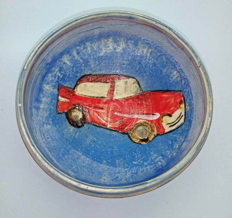Ceramic car bowl