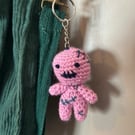 Voodoo doll bag charm