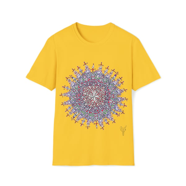 Mandala pattern Unisex Softstyle T-Shirt