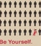 Be Yourself Fridge Magnet - Image 1