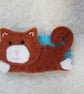 Ginger cat toddler hair clips - Image 3