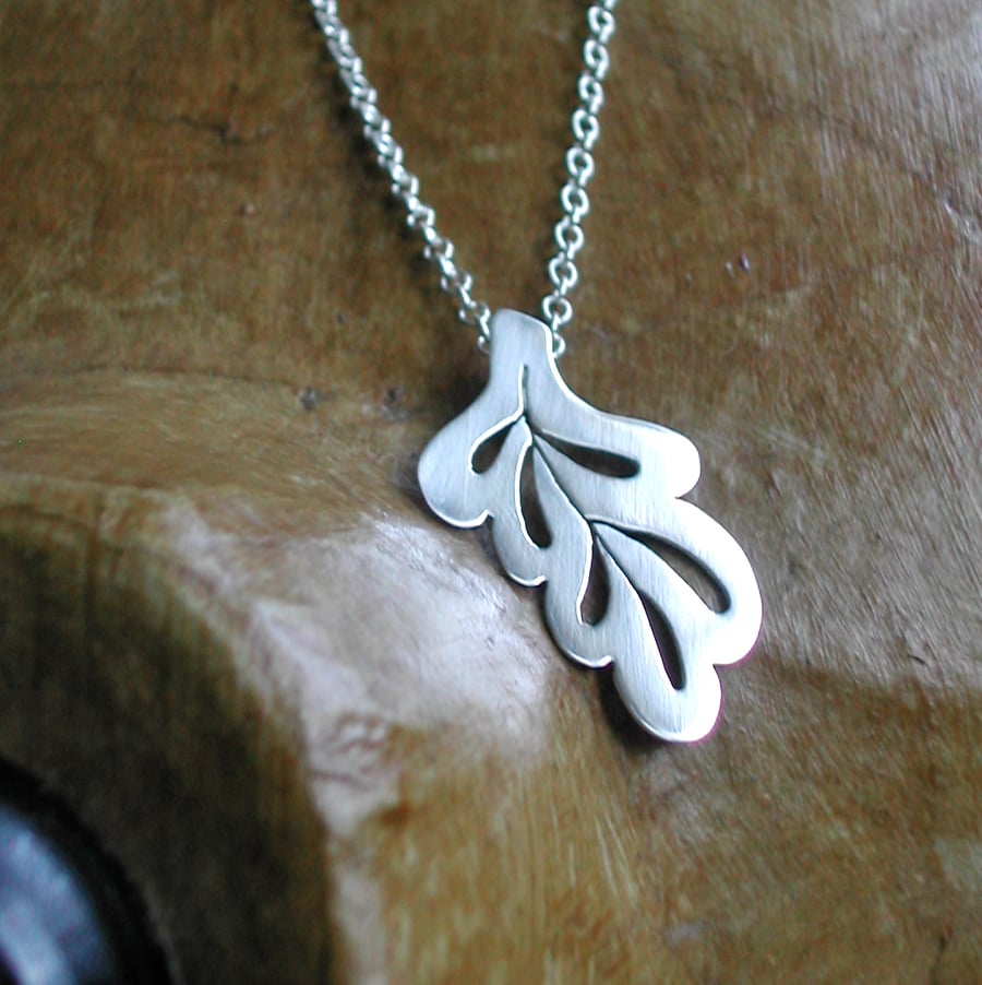 Small Silver Rosemary Pendant